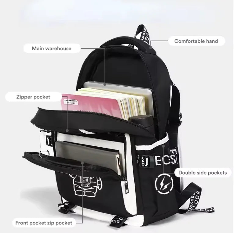 Glow in the Dark Multifunctional Backpack