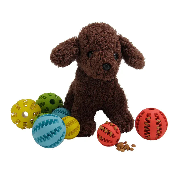 Durable Chew Ball – Bite-Resistant Dog Toy for Teeth Cleaning