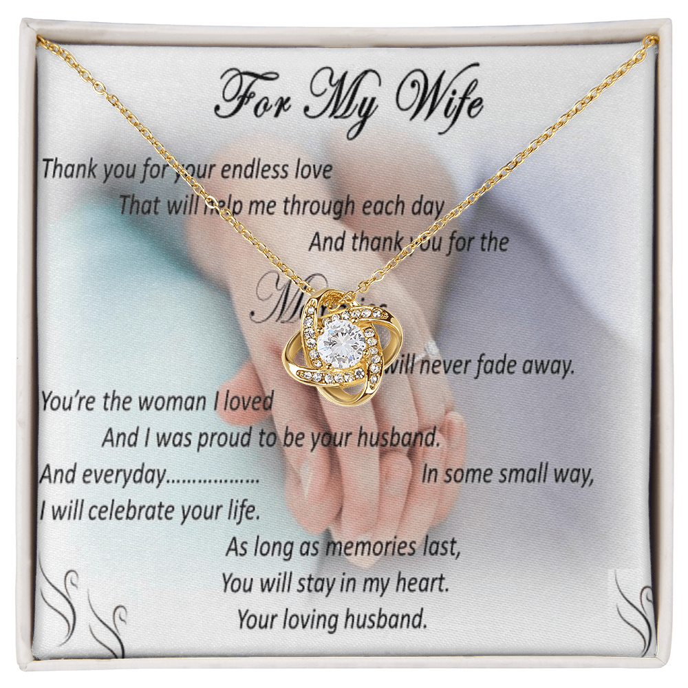 To My Wife Necklace.