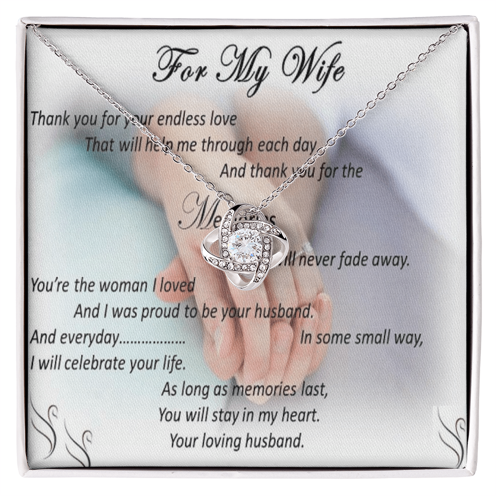 To My Wife Necklace.