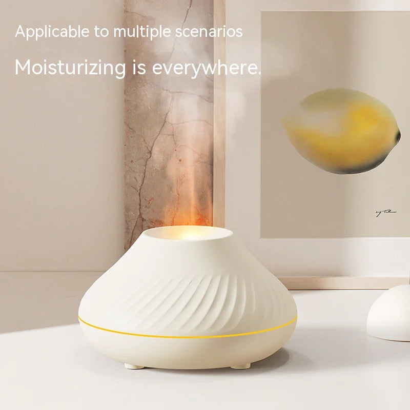 USB Household Small Colorful Flame Aroma Diffuser