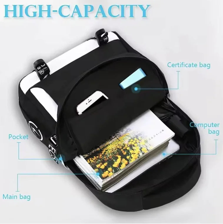 Glow in the Dark Multifunctional Backpack